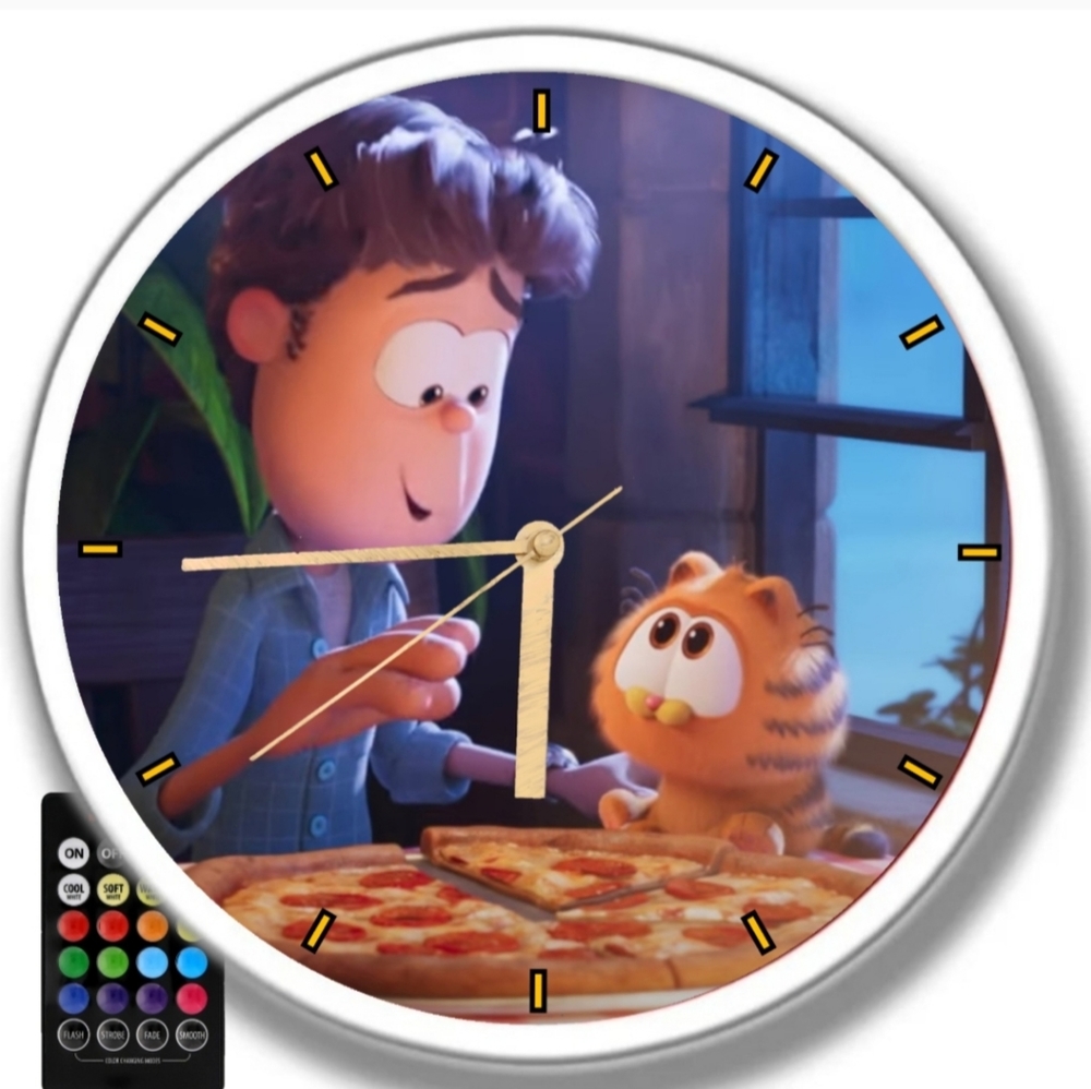 Garfield led clock